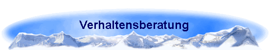 Verhaltensberatung